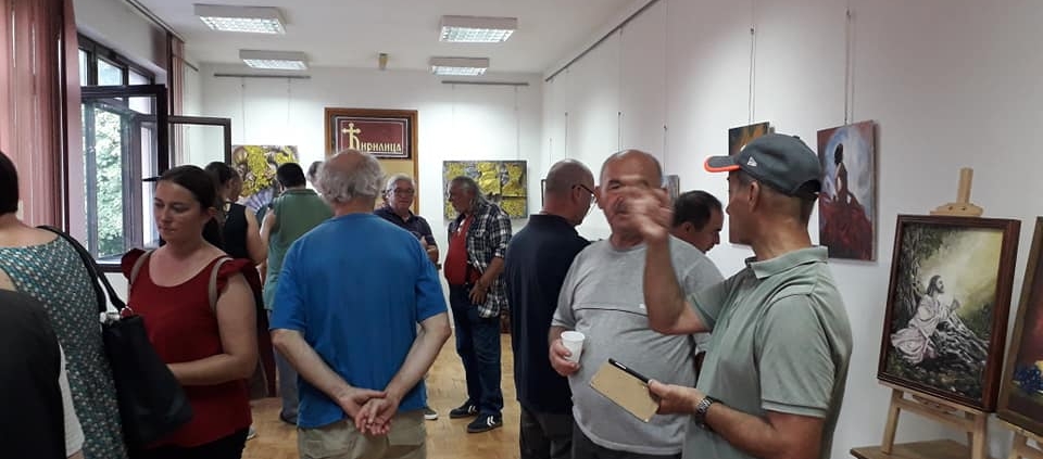 OTVORENA 11. IZLOŽBA RADOVA LIKOVNE GRUPE „REKOS" 1