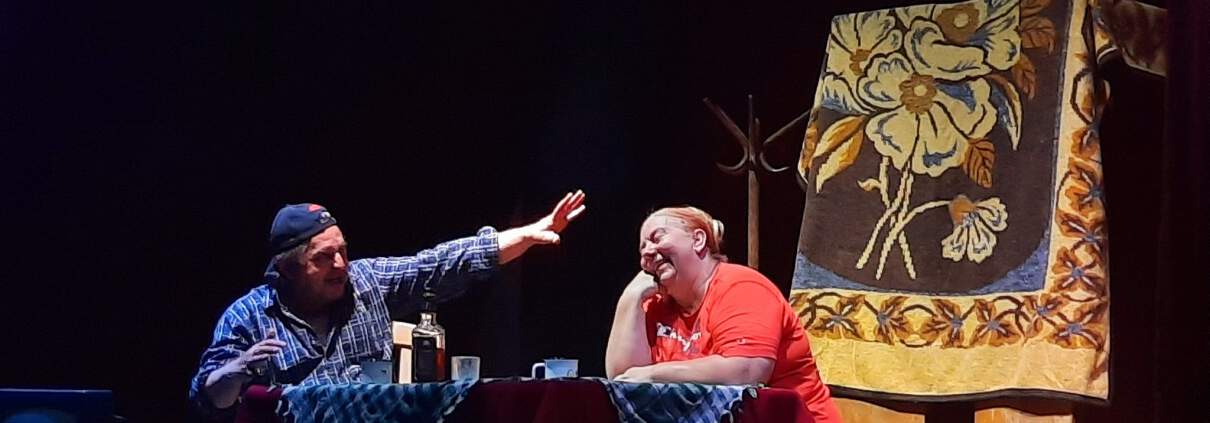 ПРЕДСТАВА ,,НАШЕ КОМШИЈЕ" У ТЕСЛИЋКОМ КИНУ 1