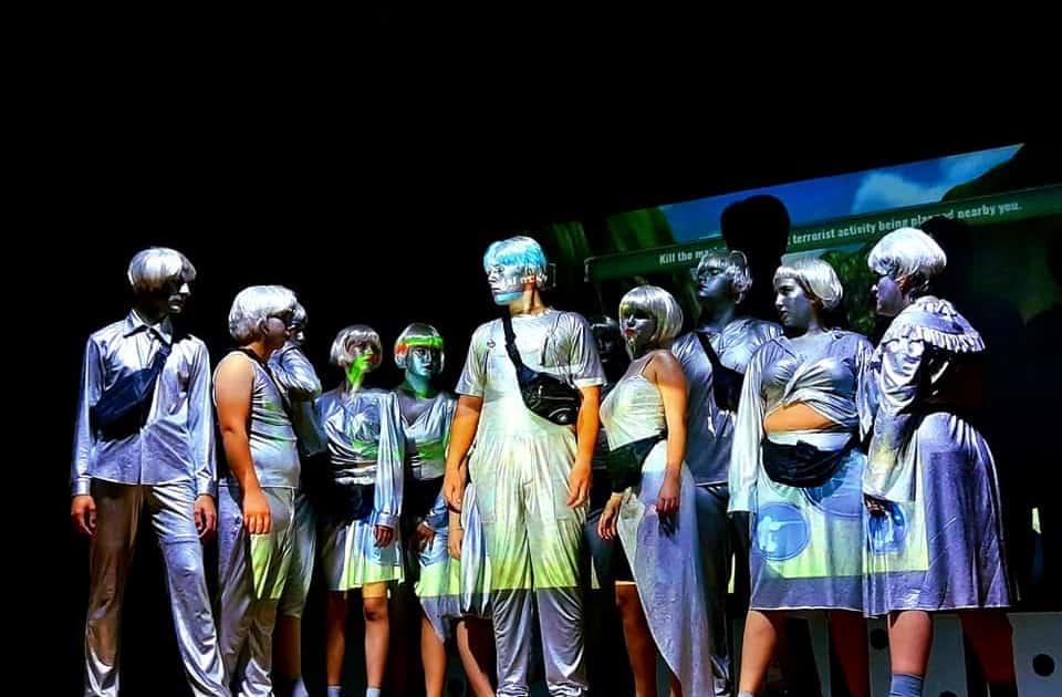 ОДИГРАНА ПРЕДСТАВА „МРЕЖА" У ТЕСЛИЋУ 4