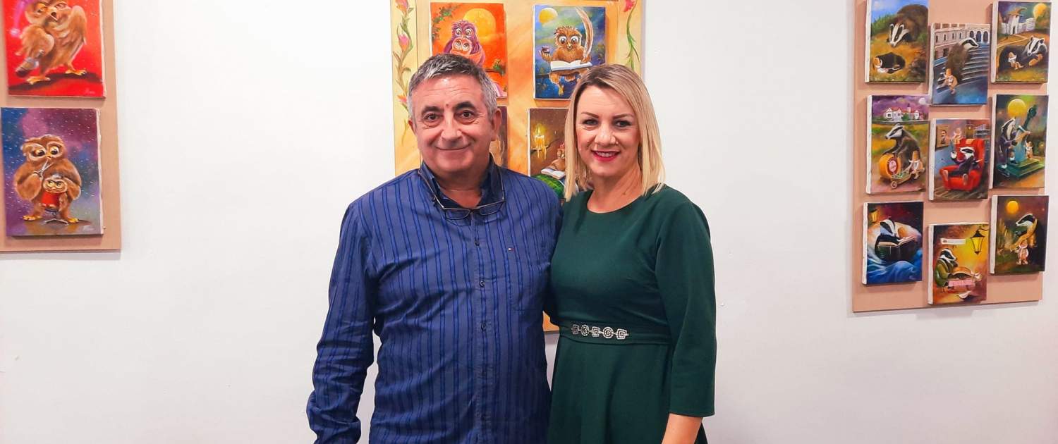 ОТВОРЕНА ИЗЛОЖБА ПЕРИЦЕ ИВАНОВИЋА У ТЕСЛИЋУ 1