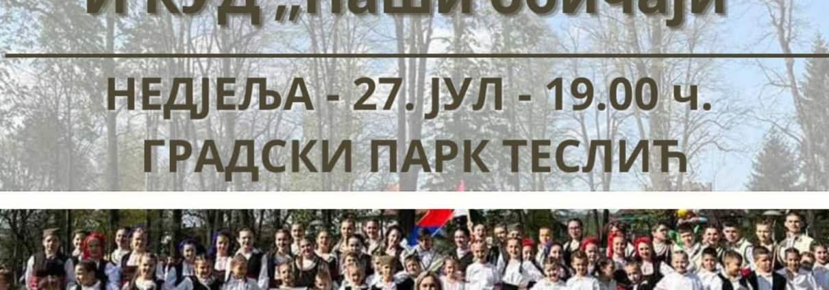 Folklor, pjesma i igra pod otvorenim nebom! 1