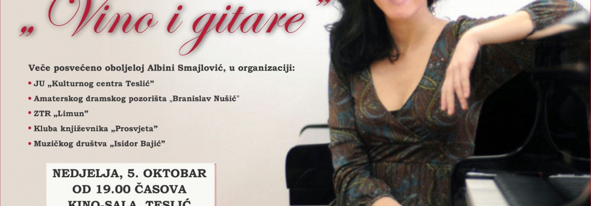 ХУМАНИТАРНО ВЕЧЕ ЗА АЛБИНУ СМАЈЛОВИЋ - МЛАДУ ОПЕРСКУ ПЈЕВАЧИЦУ АНЂЕОСКОГ ГЛАСА 1