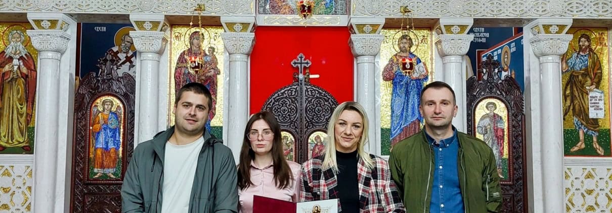 Архијерејска похвалница Културном центру Теслић 1